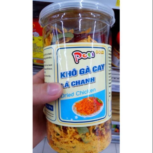 Khô gà cay lá chanh