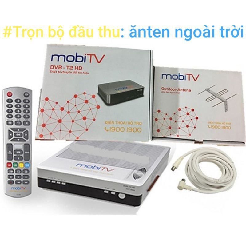 Trọn bộ đầu thu truyền hình Kỹ thuật số mặt đất MobiTV, xem các kênh truyền hình chuẩn HD