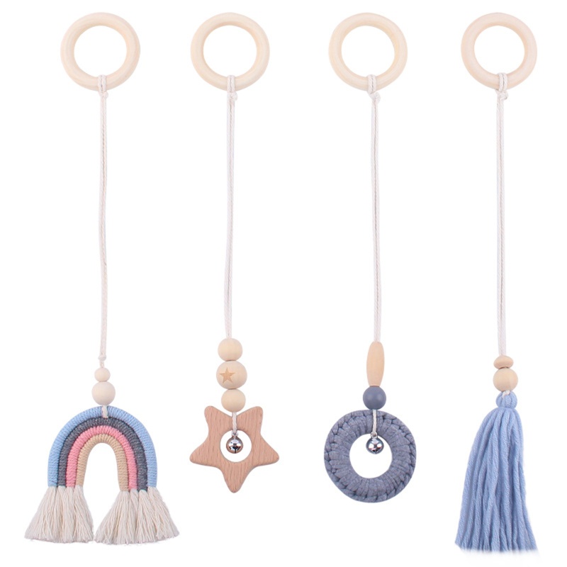 Set 4 Đồ Chơi Tập Gym Treo Tường Cho Bé Sơ Sinh