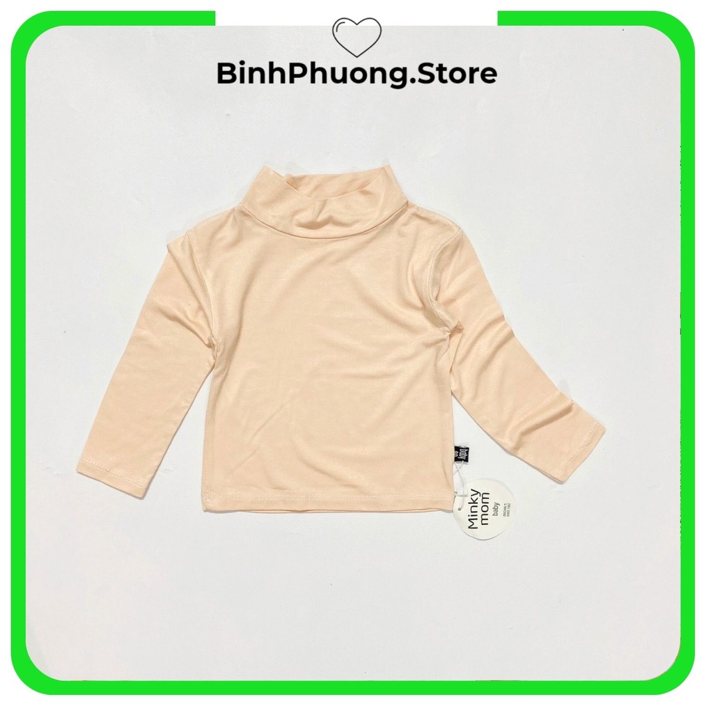 Áo Giữ Nhiệt Cho Bé, Áo Bún Thu Đông Cho Bé Trai Gái Cổ 3 CM Peekaboo 1 2 3 4 5 tuổi Binhphuong.Store