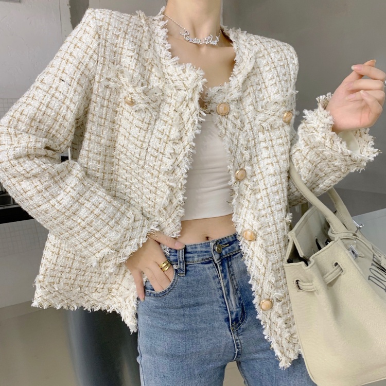 [CÓ SẴN] Áo khoác dạ cổ tròn, áo dạ tweed nữ sang chảnh có video ảnh thật | BigBuy360 - bigbuy360.vn