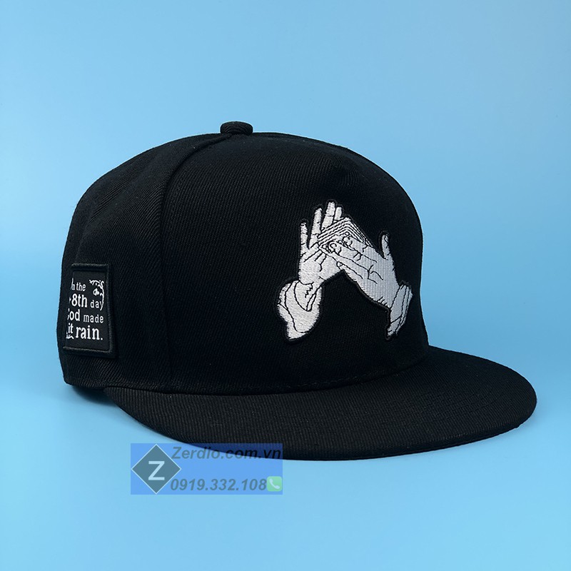 Nón lưỡi trai Snapback đẹp thêu họa tiết cá tính cho cả nam và nữ