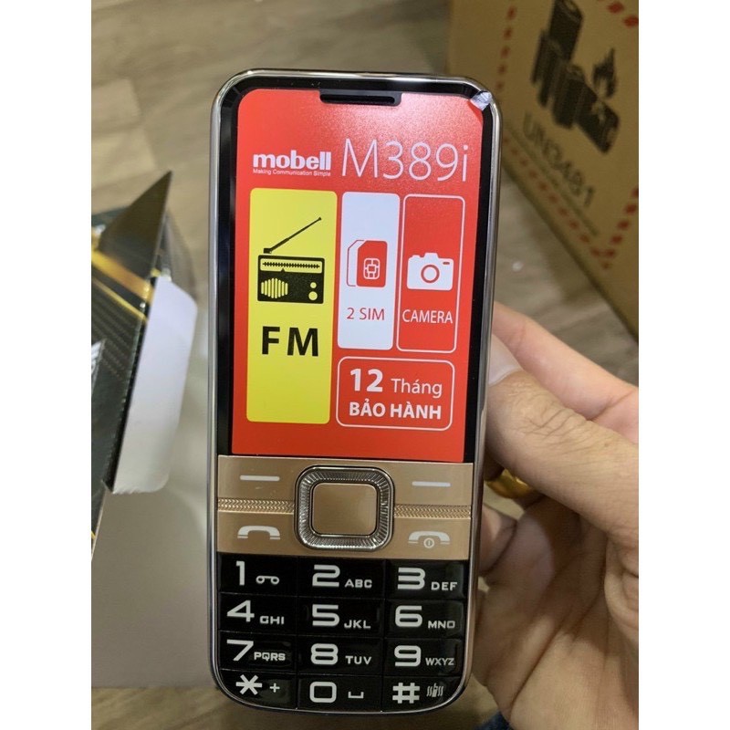 Điện thoại Mobell M389i 2sim ghi âm cuộc gọi - Hàng chính hãng