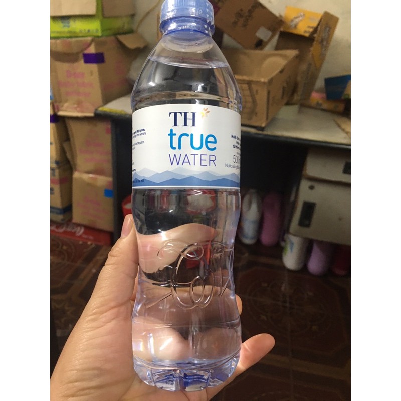 Nước tinh khiết th true 500ml thùng 24 chai