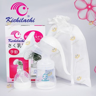 Máy hút sữa cầm tay bình to Kichilachi Nhật Bản tặng 6 túi trữ sữa