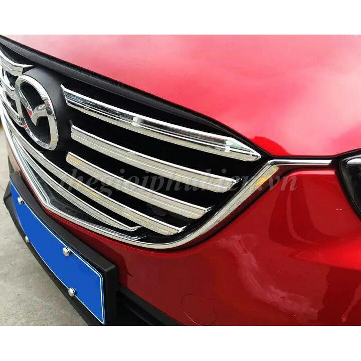 Bộ ốp trang trí mặt Ca Lăng, Calang trên Mazda CX-5, CX5 2016-2017( hàng chất )