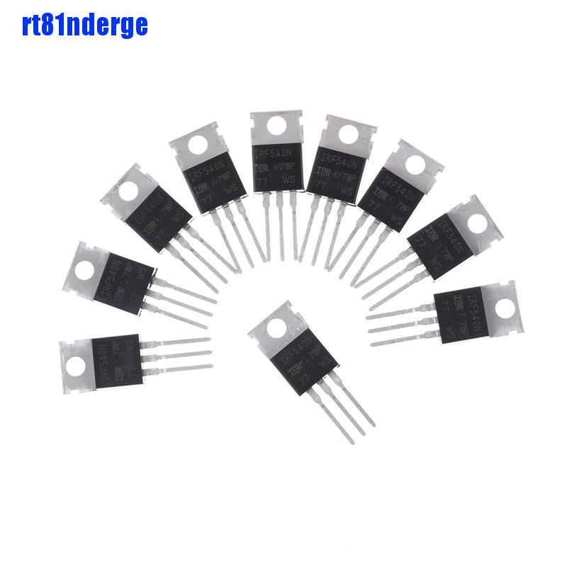 Bộ 10 Nguồn IRF540N IRF540 TO-220 N-Channel 33A 100V