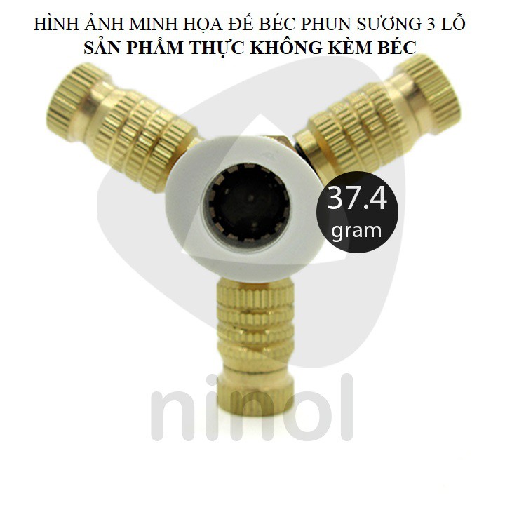 Bộ 10 đế béc phun sương cuối ngang