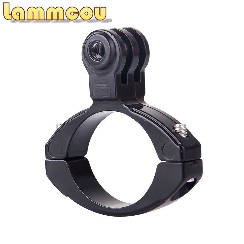 Lammcou Aluminum Bicycle Handlebar Mount Clamp Holder Adapter Compatible with  Gopro Hero 9 8 7 6 5 & Other Action Camera Bike Mount