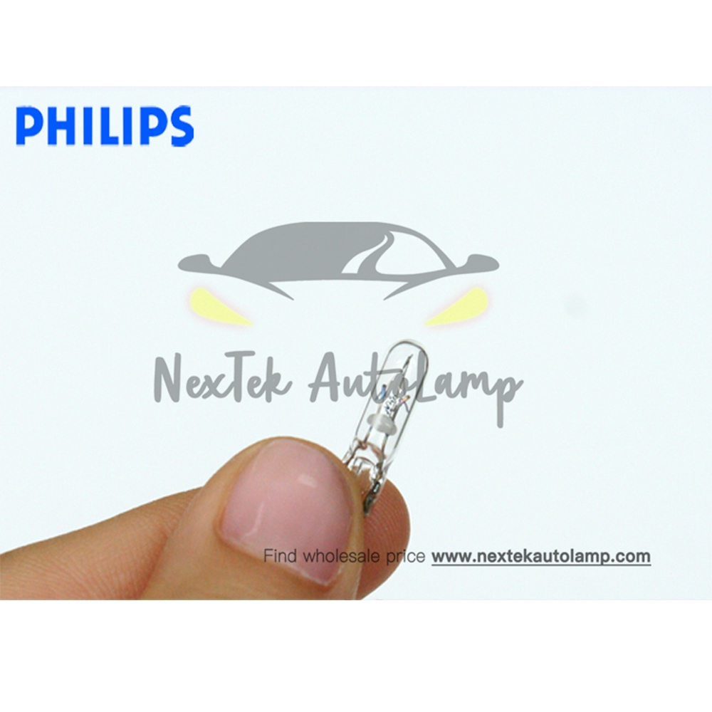 Bóng Đèn Philips T5 W1.2W 13516 24V W2x4.6d Ánh Sáng Trắng Chuẩn Dành Cho Ô Tô