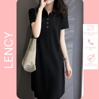 Đầm Nữ Polo LENCY, Váy Thun Cổ Bẻ Kiểu Dáng Trẻ Trung VL0862