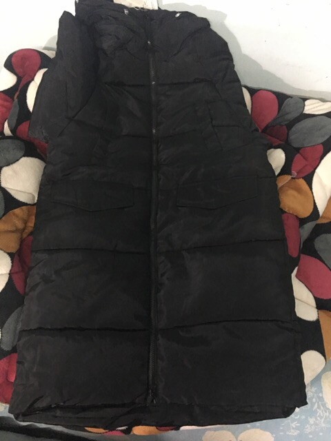 Sẵn Đen SML, Ghi S - Áo phao béo dáng dài loại đẹp AP15 (Ảnh thật sp) | BigBuy360 - bigbuy360.vn