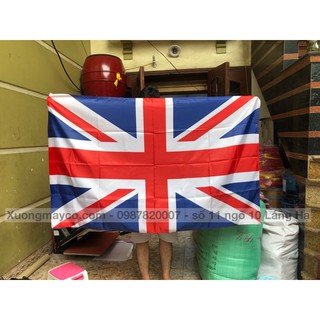 Quốc kỳ Vương Quốc Anh 1x1,5m (in thẩm thấu 1 lớp vải)