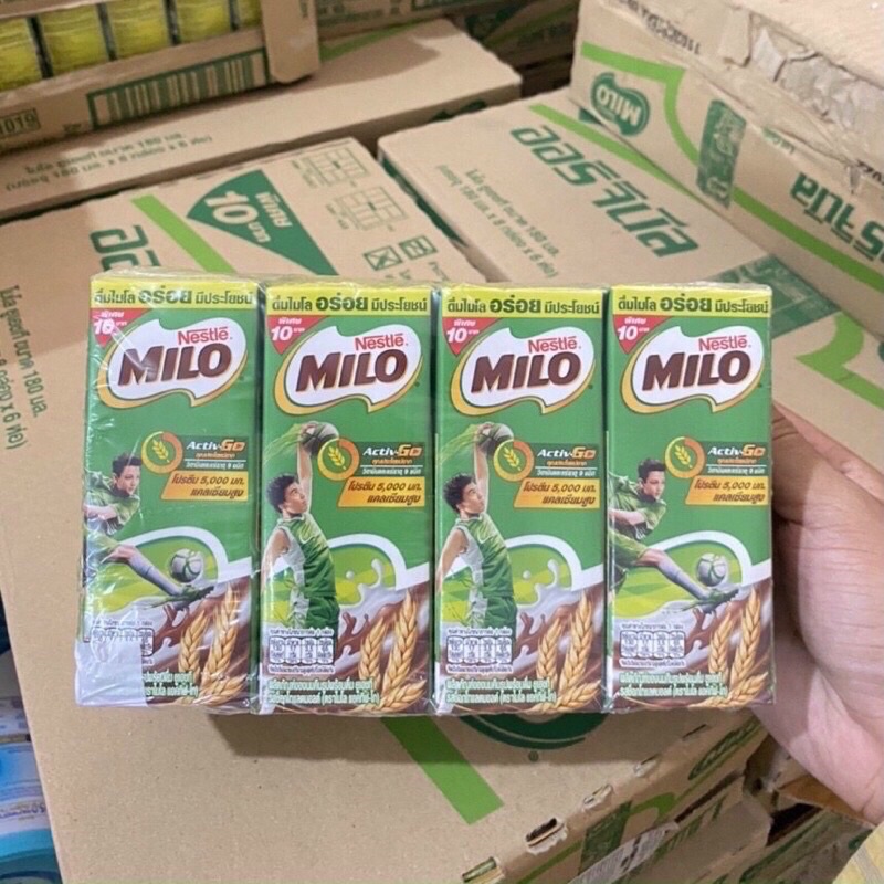 Thùng 48 Hộp Sữa Uống Dinh Dưỡng MILO 180ml Thái Lan