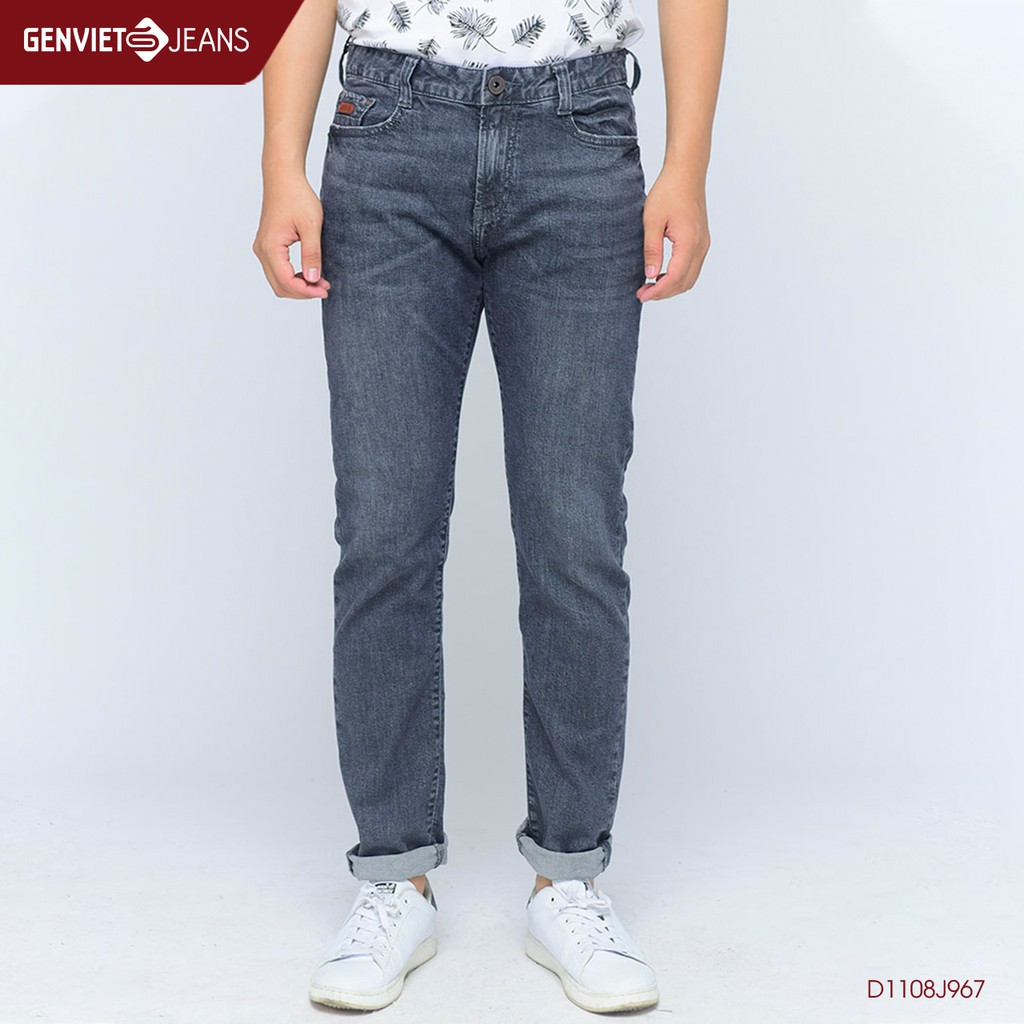 Quần dài jeans nam D1108J967 GENVIET