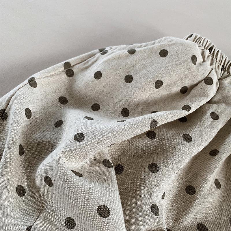 Quần short chấm bi Vintage cho bé