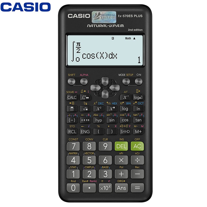 [Giao 2 Giờ] Máy Tính Casio FX 570 ES Plus (Bảo Hành 7 Năm)