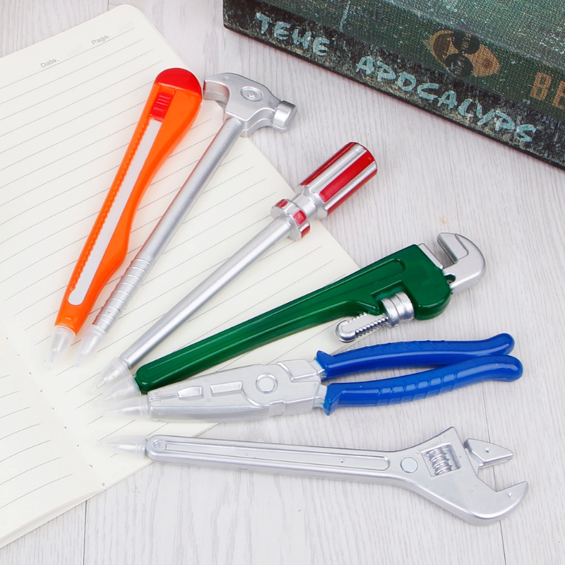 Set 6 Bút Bi Kiểu Dáng Sáng Tạo Độc Đáo