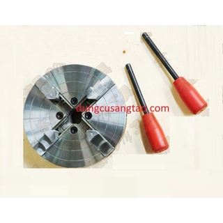 Mâm cặp gỗ 4 chấu 6 inch Kiểu 1 / Đầu kẹp máy tiện mini 6 in tự định tâm