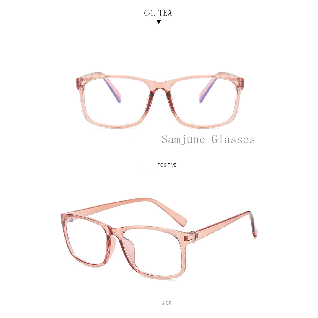 Kính mắt Samjune 5209 tròng trong suốt phong cách cổ điển thanh lịch dành cho nữ