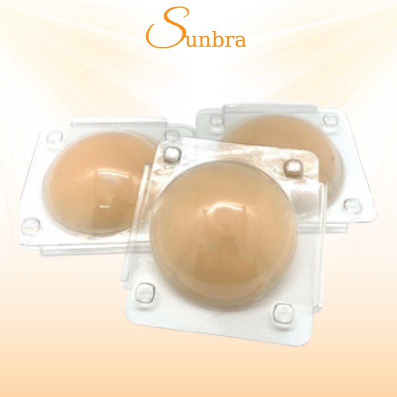 Miếng Ngực Silicon Nhiệt Tự Thân Không Keo Siêu Dính Bảo Vệ Nhũ Hoa SunBra D189