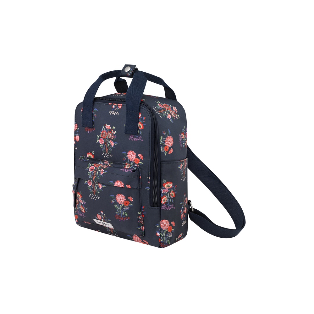 Cath Kidston - Ba lô đi học/đi làm/M Util Bkpk Kingdom Posey  - Kingdom Posey - Navy -1041705