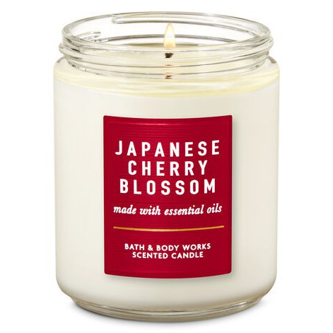 [Đủ Mùi] Nến Thơm Japanese Cherry Blossom Bath and Body Works (198g)