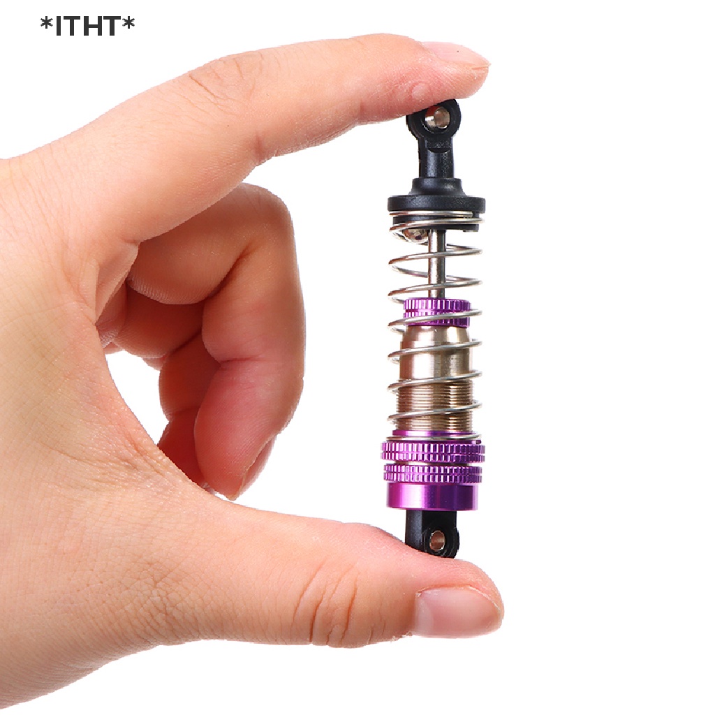 Set 2 Phuộc Giảm Xóc Trước Và Sau Bằng Kim Loại Cho Xe Hơi Wltoys 124019 144001 Xe Hơi Điều Khiển Từ Xa Chất Lượng Cao