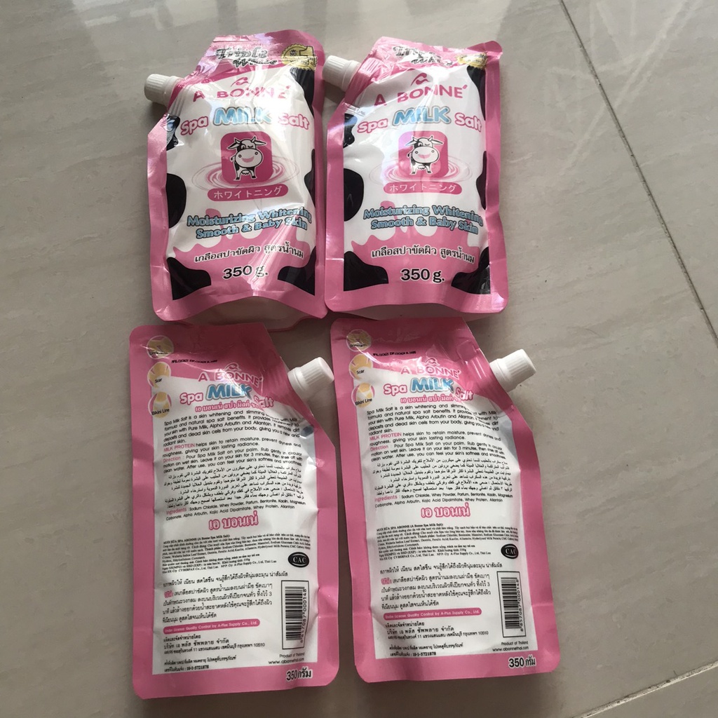 [ HCM ]  Muối tắm trắng tẩy tế bào chết con bò Abonne Thái Lan-350gram | BigBuy360 - bigbuy360.vn