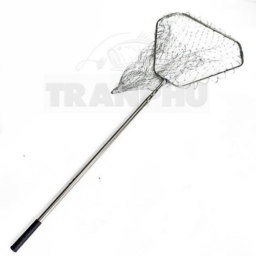 Vợt Vớt Cá Inox 1m7 đến 3m Dạng Vuông XL01 -Full Inox Siêu Bền, Cứng, Tải Cá Tốt, vợt xúc cá