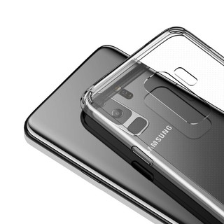 Ốp lưng rock viền silicone lưng nhựa cứng trong suốt cho samsung galaxy s9