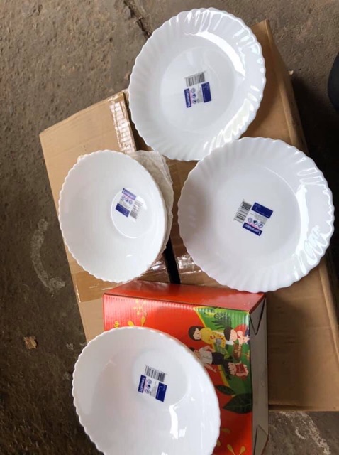 Sét 2 bát và 2 đĩa sứ