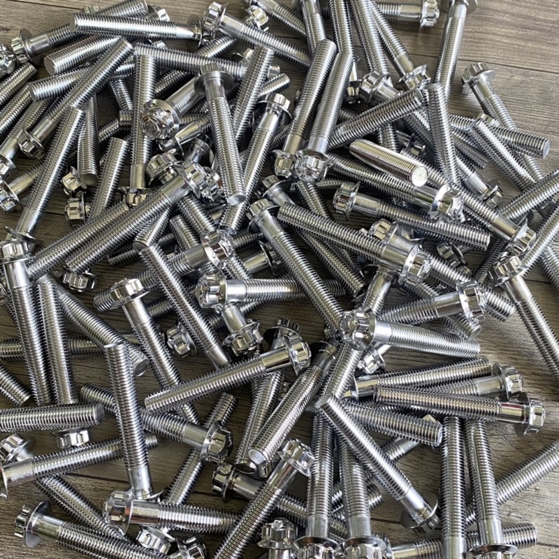 Ốc kiểu 10li M3 Vua Miên inox 304 các size 10li23 10li30 10li40 10li50 10li60 gắn pat, treo bô, treo gấp các dòng xe