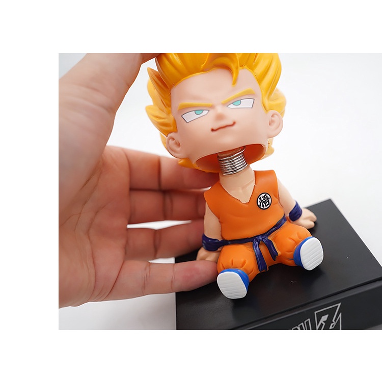 Mô hình Son Gohan - Mô hình Chibi lắc đầu trang trí taplo ô tô, trang trí bàn học, giá đỡ điện thoại