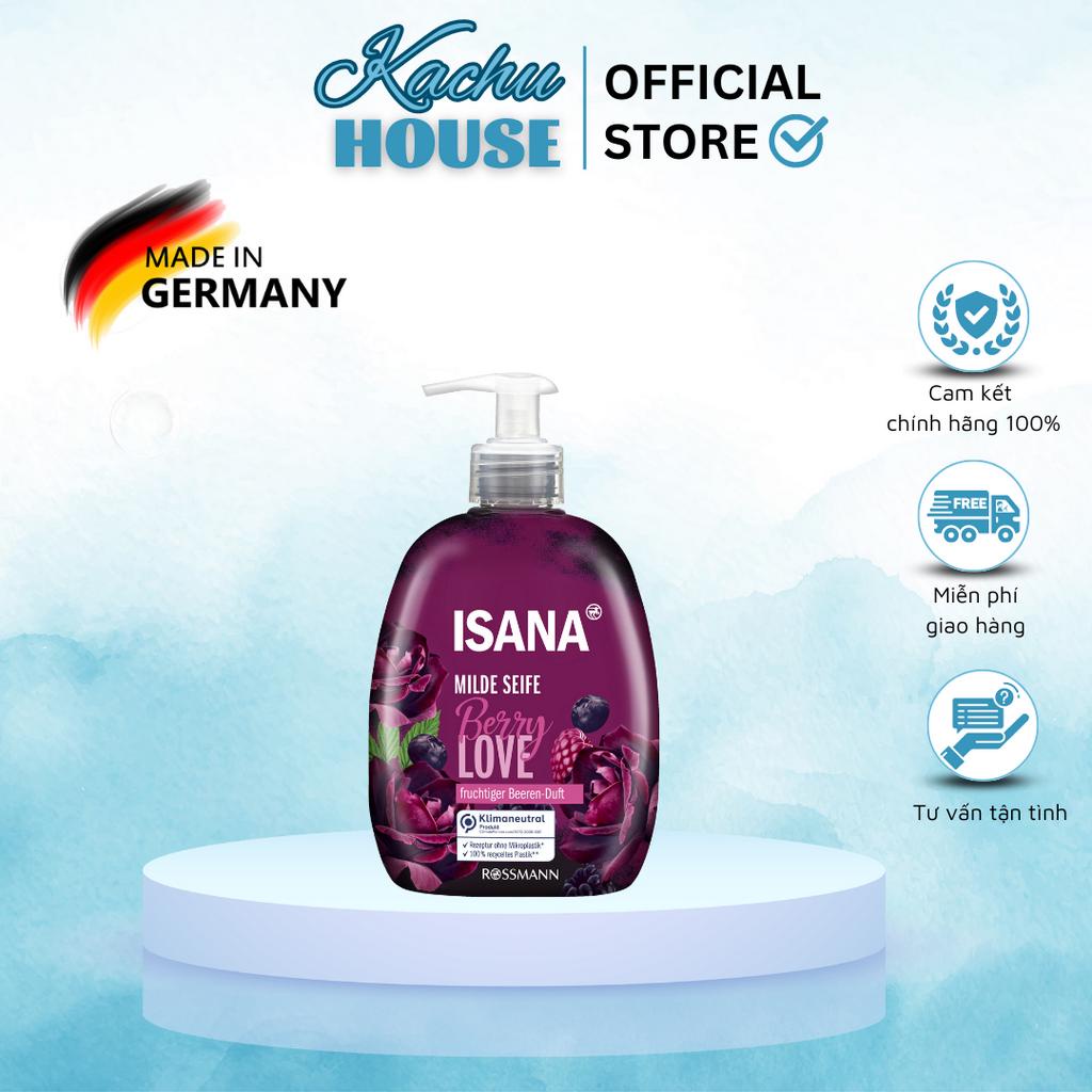 Nước rửa tay diệt khuẩn ISANA 500ML - Sạch khuẩn, thơm ngọt hương hoa trái - Hàng Đức