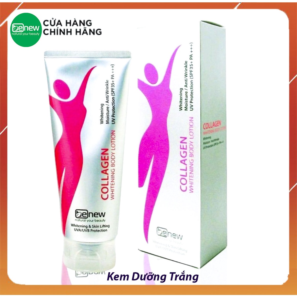 Kem dưỡng trắng da Body nâng tone - Benew Collagen Whitening Body Lotion 200ml