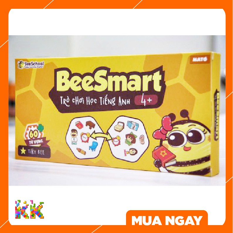 Đồ chơi giáo dục: Trò chơi học tiếng Anh BeeSmart cho bé từ 4+ - KKstore