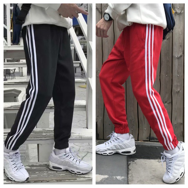 [Xả Kho] Quần thể thao nam 3 sọc, quần jogger vải nỉ co dãn thoải mái | BigBuy360 - bigbuy360.vn