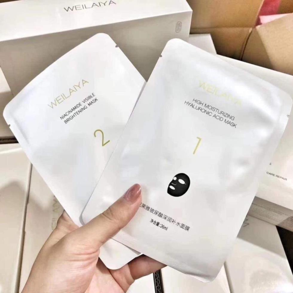 Mặt Nạ Hoàng Gia WEILAIYA , cấp ẩm dưỡng trắng 28 miếng