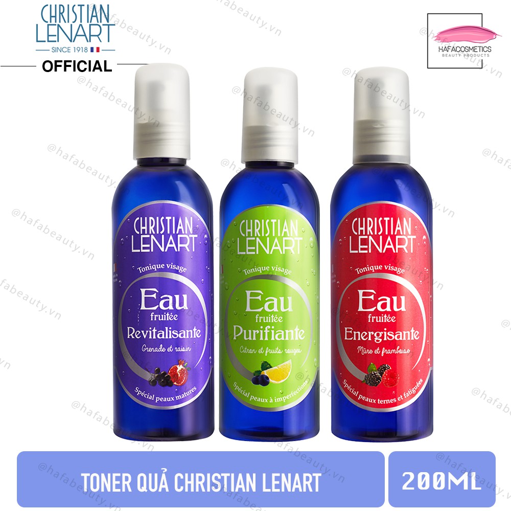 Toner Quả Christian Lenart Eau Fruitee Tonique Visage 200ml