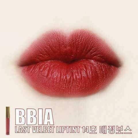 Son kem lì BBIA LAST VELVET LIP TINT VER 3 màu 14