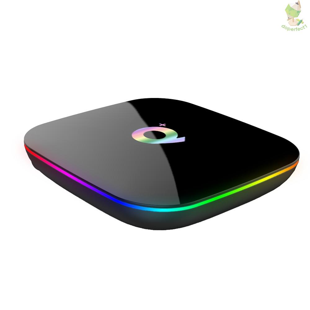 Đầu Tv Box Q Plus 9.0 Android H6 4gb / 32gb 6k H.265 Media Player Usb3.0 2.4g Wifi Pk S905X2 T95Q X96 Max