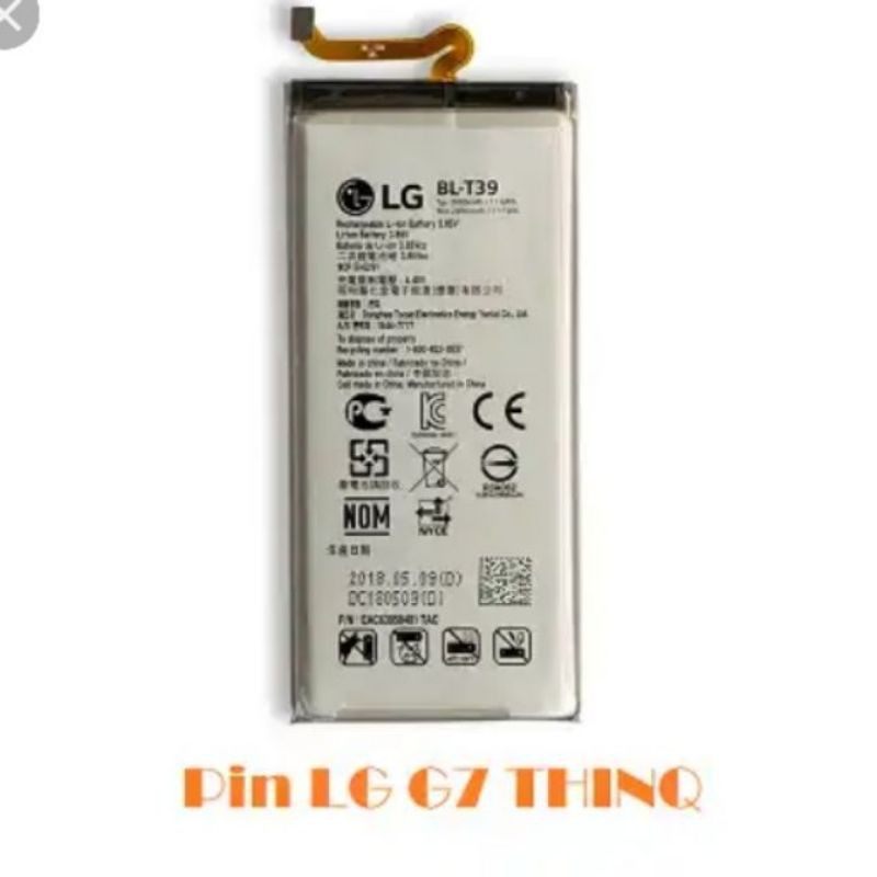 Pin LG G7 xịn BL-T39 Bảo hành 6 tháng đổi mới.