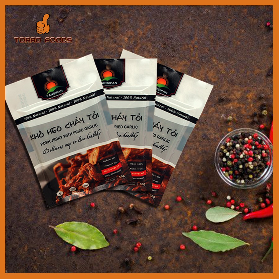 Combo 3 gói 50g khô bò sợi, khô gà lá chanh, heo cháy tỏi | BigBuy360 - bigbuy360.vn