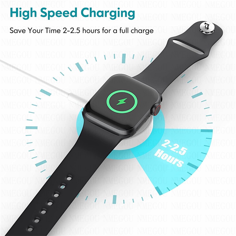 Đế Sạc Nhanh ko dây Cổng Type C Từ Tính Cho táo Watch Series 6 5 4 3 2