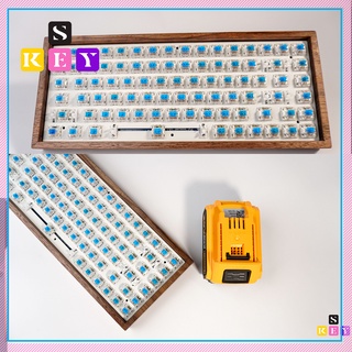 Vỏ gỗ bàn phím cơ rk84 - case wood mechanical keyboard rk84