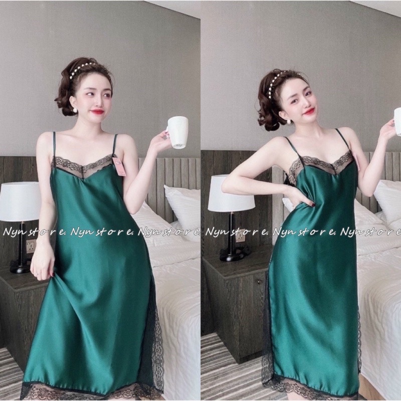Đầm ngủ latin ko kèm quần váy ngủ sexy, thoải mái dưới 60kg