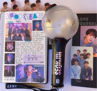 [HÀNG OFFICIAL]Sticker hologram dán thân Bomb BTS