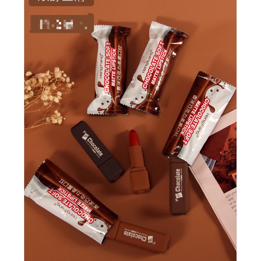 💄 Son Lì Dạng Thỏi Chocolate Snack HengFang Matte Lipstick Auth Nội Địa