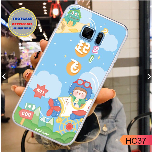 [ ỐP SAMSUNG ] Ốp lưng Samsung Note Fe/S6/S6 edge /S7/S7 edge- ốp dẻo in hình cô bé cute cùng cá sấu và dưa hấu xinh đẹp